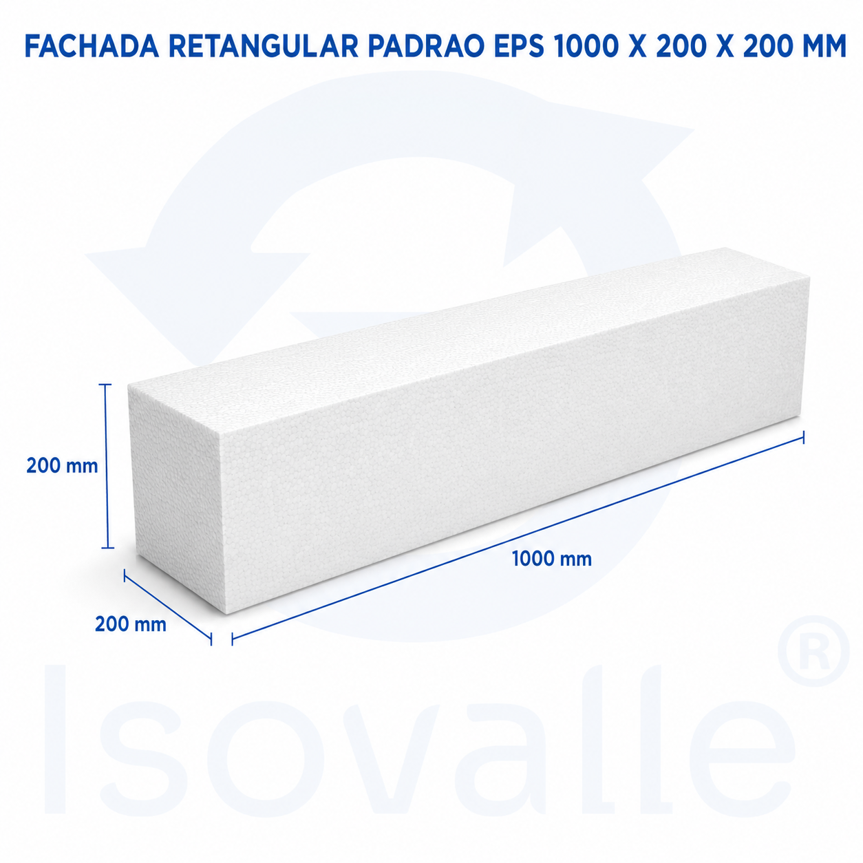 Moldura Fachada 1000x200x200mm
